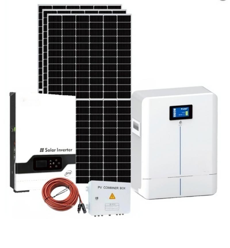 Hybrydowy system magazynowania energii słonecznej o mocy 5 kW