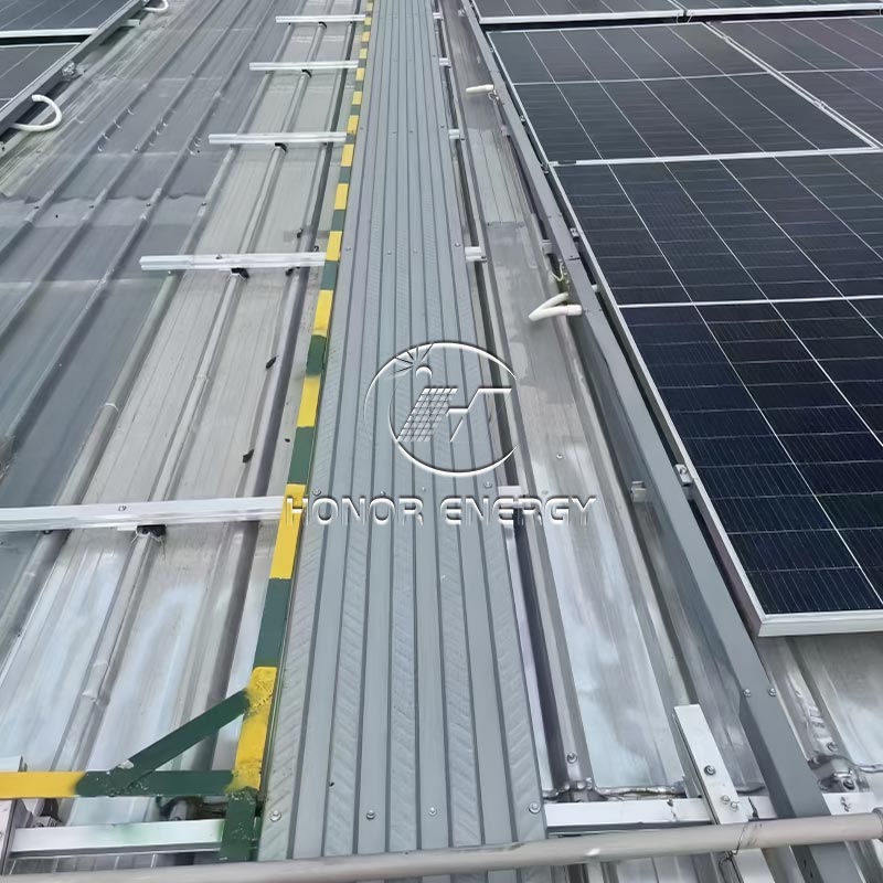 Metalowy stalowy mocowanie dachu słonecznego