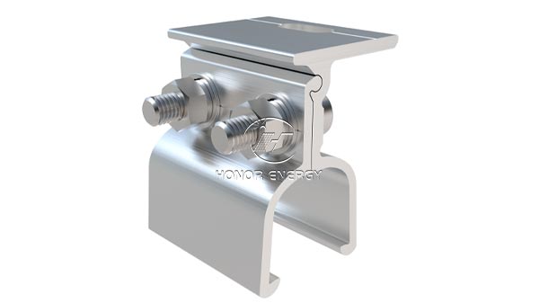 Solar roof kliplok mount