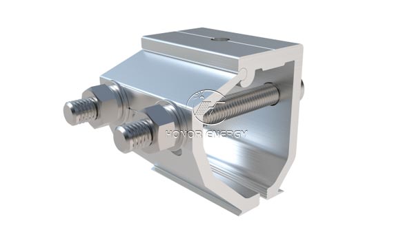 Solar roof kliplok mount