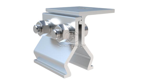 Solar roof kliplok mount