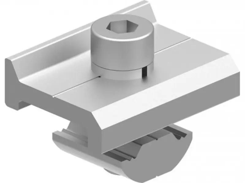 Zacisk szynowy solarny